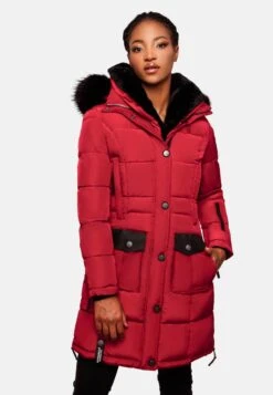 Navahoo Manteaux Dhiver Manteau D’hiver Sinja Femme Rouge -About you 7213cad42e4cae66639d405de34a7498