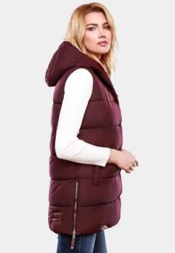 Navahoo Vestes Sans Manches Gilet Madilynaa Femme Bordeaux -About you 73398fc579c42fa58d9e12e4dadbdd55