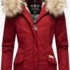 Navahoo Parkas Parka D’hiver Cristal Femme Rouge Sang