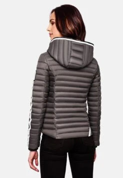 Navahoo Vestes De Mi-saison Veste Mi-saison Kimuk Femme Gris Foncé -About you 744d1a3be3477c7792a270d13858ecf8