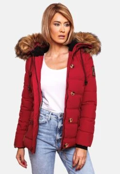 Navahoo Vestes Dhiver Veste D’hiver Zoja Femme Rouge -About you 7846b412ea56904b3830c742e8e88b12