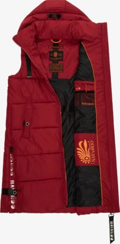 Navahoo Vestes Sans Manches Gilet Schnuffelchen Femme Rouge Sang -About you 7865c3f3a214481acf9939fee76271b9