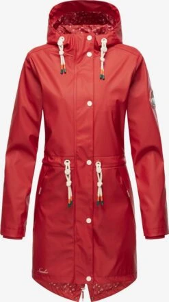 Navahoo Vestes Dextérieur Veste Fonctionnelle Tropical Storm Femme Rouge Feu