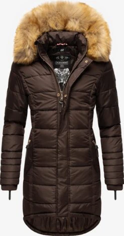 Navahoo Manteaux Dhiver Manteau D’hiver Papaya Femme Marron Châtaigne