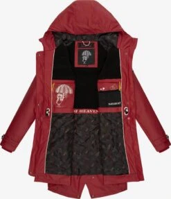 Navahoo Manteaux De Pluie Manteau Fonctionnel Rainy Flower Femme Rouge -About you 7b24efd0d8d0feb8958e75fc16770c8d