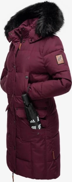 Navahoo Manteaux Dhiver Manteau D’hiver Cosimaa Femme Rouge Foncé -About you 7f46d655a5eef519e6ae906d74e49df7