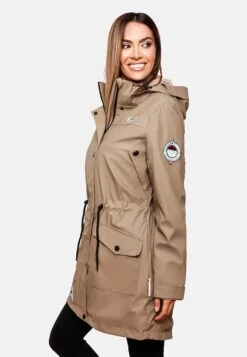 Navahoo Manteaux De Pluie Manteau Mi-saison Deike Femme Beige Clair -About you 82aba37a1fe6e206474e5735e59acf82