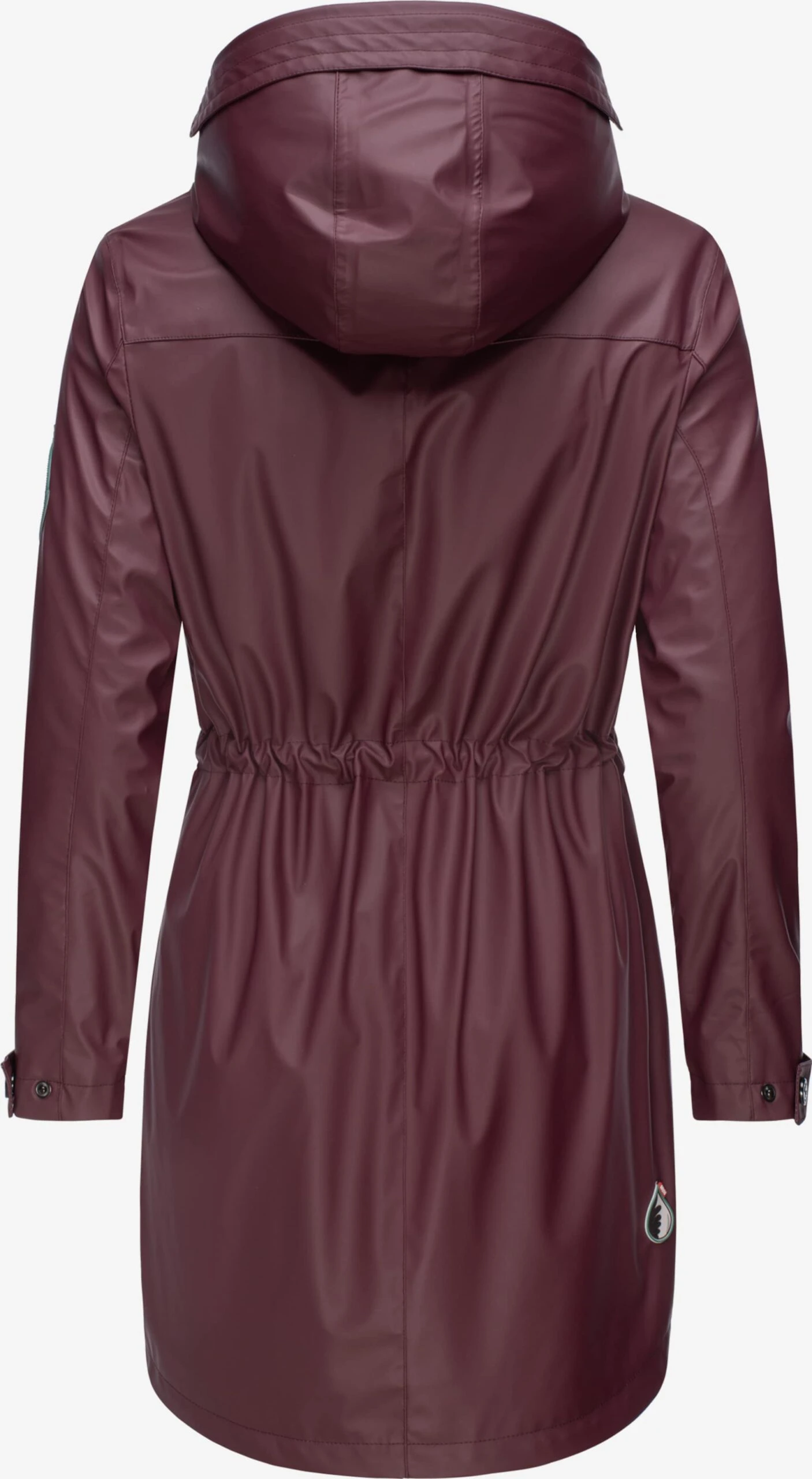 Navahoo Manteaux De Pluie Manteau Mi-saison Deike Femme Bourgogne 3 Navahoo Manteaux De Pluie Manteau Mi-saison Deike Femme Bourgogne – Image 3