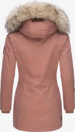 Navahoo Parkas Parka D’hiver Cristal Femme Rose Foncé -About you 84580da7f93668233ccd86485e718f75
