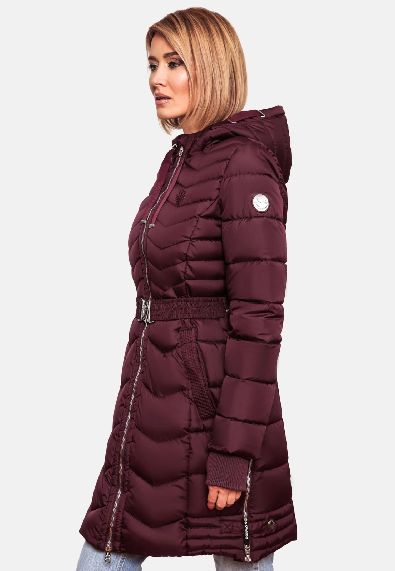 Navahoo Manteaux Dhiver Manteau D’hiver Alpenveilchen Femme Bordeaux 7 Navahoo Manteaux Dhiver Manteau D’hiver Alpenveilchen Femme Bordeaux – Image 7