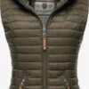 Navahoo Vestes Sans Manches Gilet Shadaa Femme Kaki