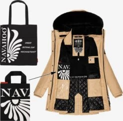 Navahoo Vestes Dextérieur Veste Fonctionnelle Tinis Femme Beige -About you 8c9ed9513c8fa712871604aee23a5746