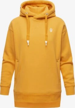 Navahoo Sweats à Capuche Sweat-shirt Silberengelchen Femme Jaune