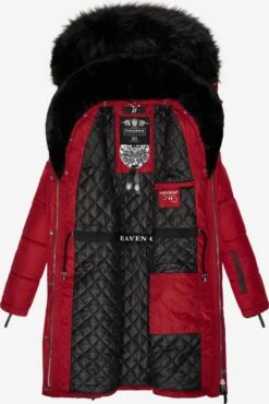 Navahoo Manteaux Dhiver Manteau D’hiver Sinja Femme Rouge -About you 9516ec1b5b388b8b2f47d9769e52d74b