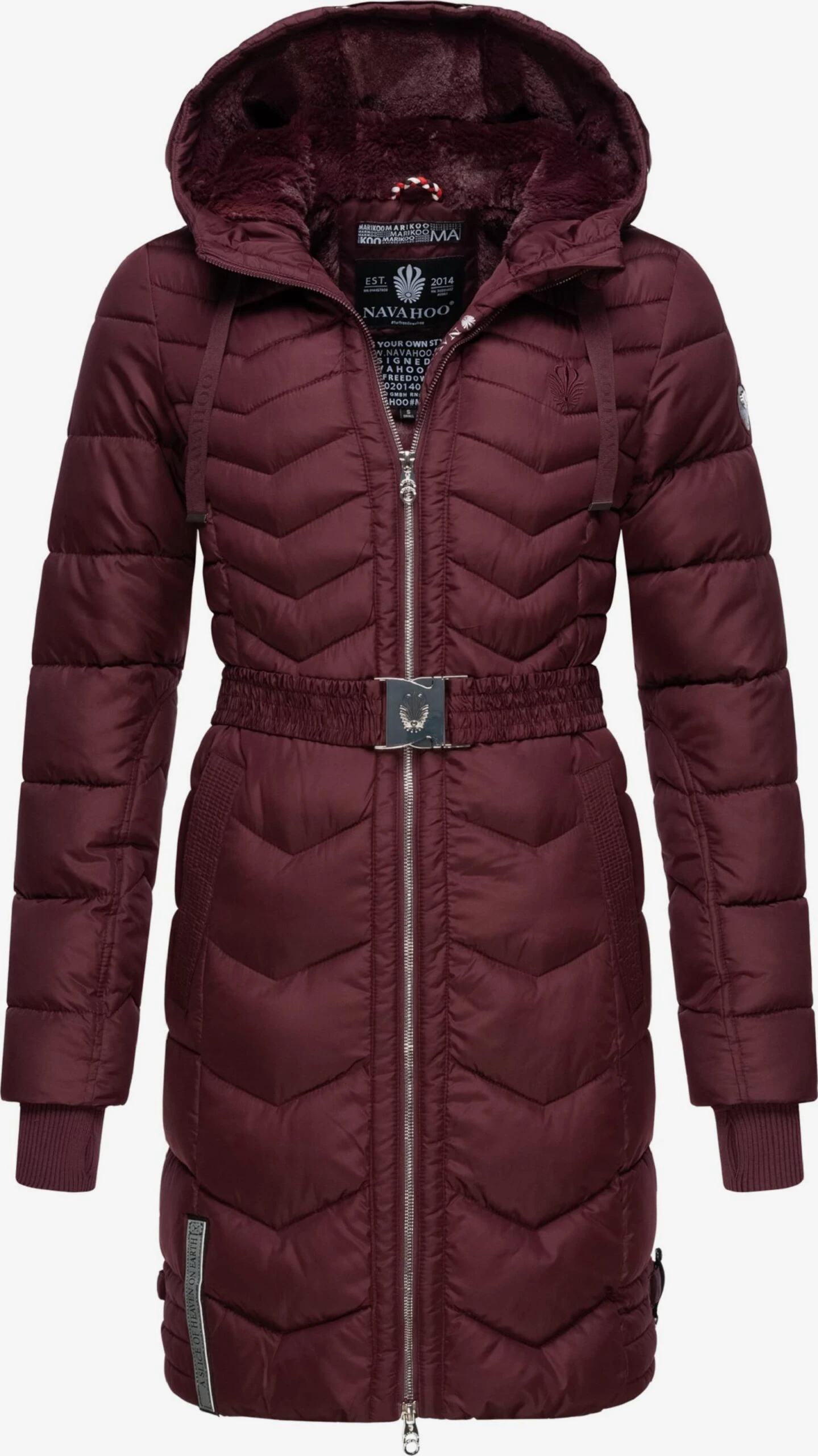 Navahoo Manteaux Dhiver Manteau D’hiver Alpenveilchen Femme Bordeaux 4 Navahoo Manteaux Dhiver Manteau D’hiver Alpenveilchen Femme Bordeaux – Image 4