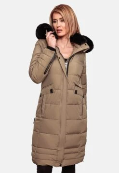 Navahoo Manteaux Dhiver Manteau D’hiver Fahmiyaa Femme Noisette -About you 98fa64dfe4ebd7b368023268f0116b41