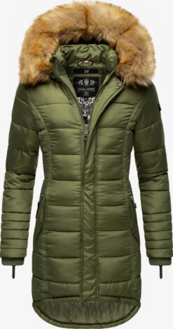 Navahoo Manteaux Dhiver Manteau D’hiver Papaya Femme Vert / Olive