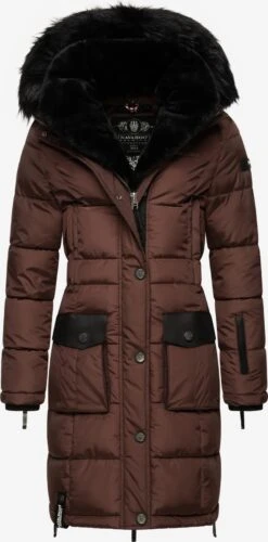 Devant 45 Navahoo Manteaux Dhiver Manteau D’hiver Sinja Femme Chocolat