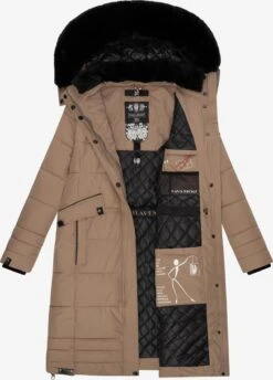 Navahoo Manteaux Dhiver Manteau D’hiver Fahmiyaa Femme Noisette -About you a3a1bb14a43daac398085060e821cc96
