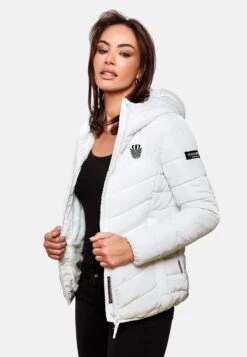 Navahoo Vestes De Mi-saison Veste Mi-saison Elva Femme Blanc Naturel -About you a4b439f5329507afadef62d19cbb2be6