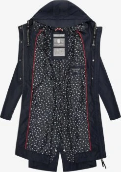 Navahoo Parkas Parka Mi-saison Josinaa Femme Bleu Foncé -About you a79de1f45993dddb6e7b73cb1eafbe65