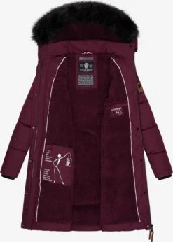 Navahoo Manteaux Dhiver Manteau D’hiver Cosimaa Femme Rouge Foncé -About you a7c587f4204946c3e21571b2f3d9f11f