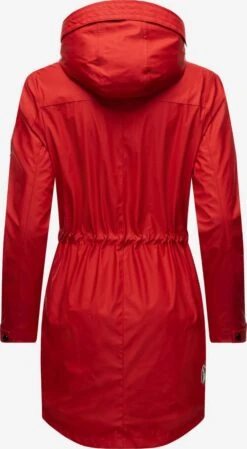 Navahoo Manteaux De Pluie Manteau Mi-saison Deike Femme Rouge -About you a9a791d56b1dadd070190d8bb0ba73cc
