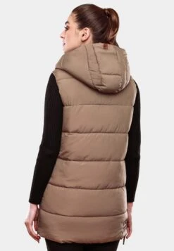 Navahoo Vestes Sans Manches Gilet Madilynaa Femme Taupe -About you ab1cf7e8fc9fbf7d98258916a4bbfdcf