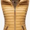 Navahoo Vestes Sans Manches Gilet Shadaa Femme Cognac
