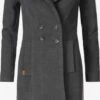 Navahoo Manteaux Dhiver Manteau D’hiver Wooly Femme Anthracite
