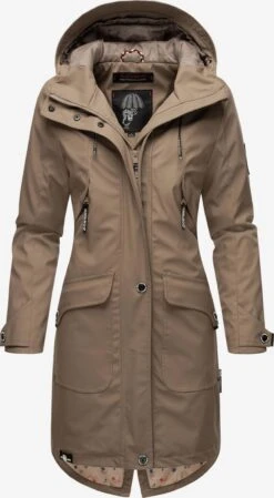 Navahoo Manteaux De Pluie Manteau Mi-saison Femme Beige -About you b203215d4146dd9d2bfc2972e7573870