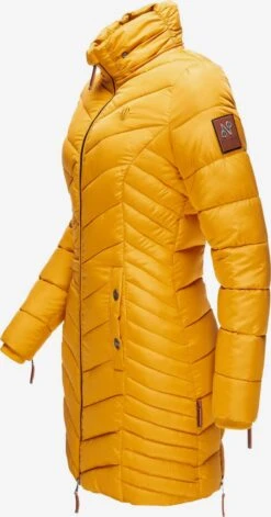 Navahoo Manteaux Dhiver Manteau D’hiver Nimalaa Femme Jaune Dor -About you b22463bb1faf9af301c59290d7f9f91b