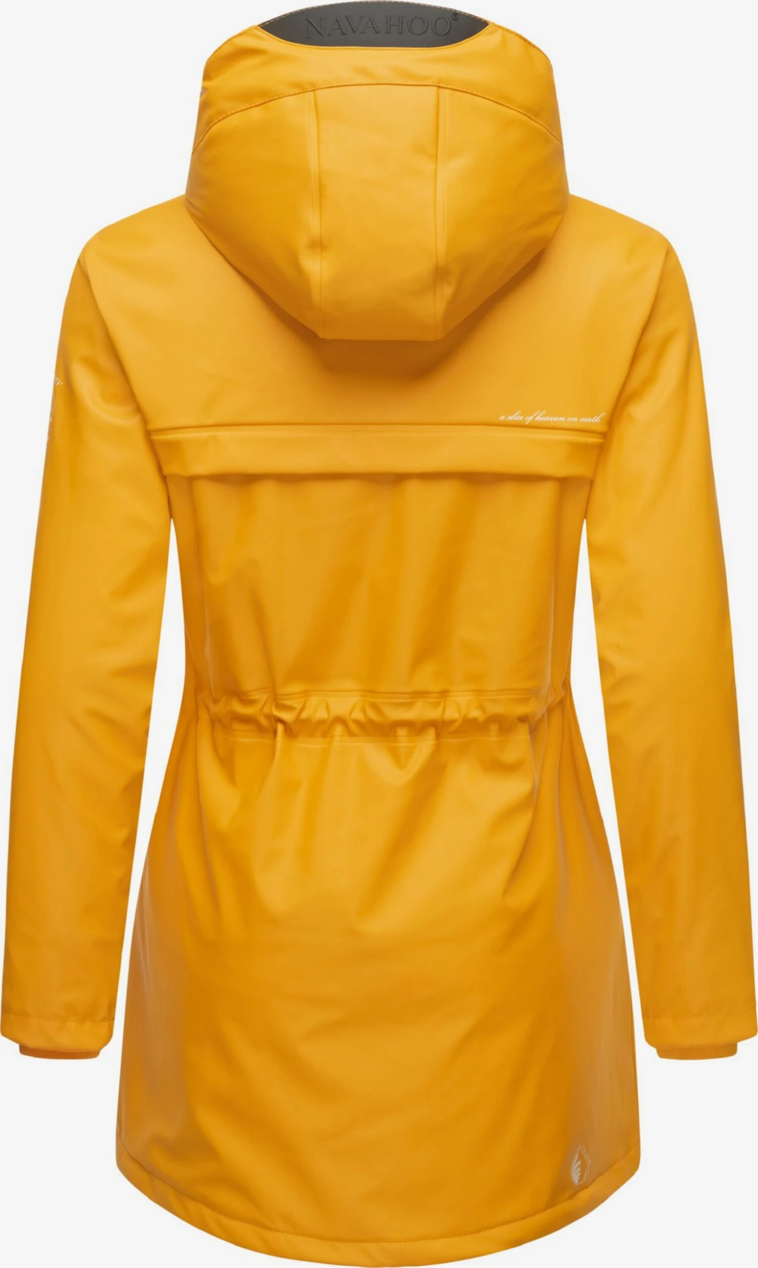 Navahoo Manteaux De Pluie Manteau Mi-saison Rainy Forest Femme Jaune 3 Navahoo Manteaux De Pluie Manteau Mi-saison Rainy Forest Femme Jaune – Image 3
