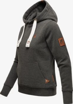 Navahoo Sweats à Capuche Sweat-shirt Damlaa Femme Gris Chiné -About you b5f7d4048ad7dea6bc7da30b0e7baa04