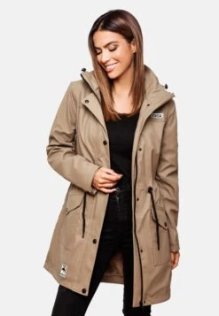 Navahoo Manteaux De Pluie Manteau Mi-saison Deike Femme Beige Clair -About you b86acb977eb1c2c2a4160ad9fba16ae5