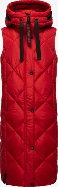 Navahoo Vestes Sans Manches Gilet Schnuckel Femme Rouge Vif