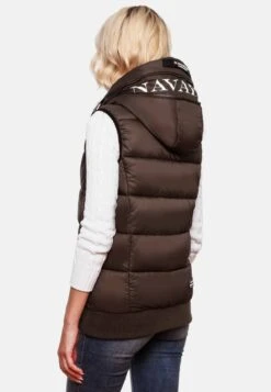 Navahoo Vestes Sans Manches Gilet Kassidy Femme Chocolat -About you bdff06ae19f410471d0693988062dbbc