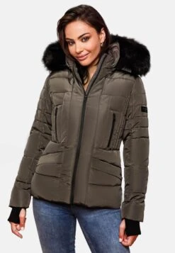 Navahoo Vestes Dhiver Veste D’hiver Adele Femme Taupe -About you be47cb21ce28aeeac22cd08bf4d0ecde