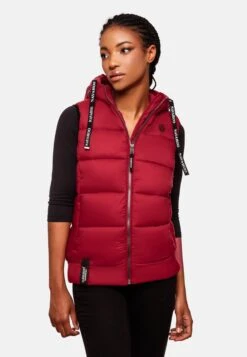 Navahoo Vestes Sans Manches Gilet Kassidy Femme Rouge Rouille -About you c0255a7f2e0547ff1c826acdefc35aca