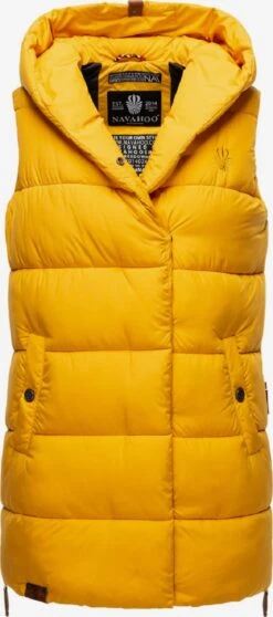 Navahoo Vestes Sans Manches Gilet Madilynaa Femme Jaune Dor