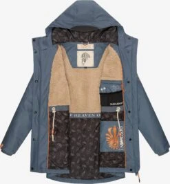 Navahoo Manteaux De Pluie Manteau Mi-saison Rainy Forest Femme Bleu-gris -About you c4c926fd6bae9e56d086866f31dae21e