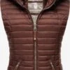 Navahoo Vestes Sans Manches Gilet Shadaa Femme Marron Châtaigne