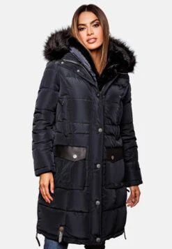 Navahoo Manteaux Dhiver Manteau D’hiver Sinja Femme Bleu Marine -About you c851aa35450dec7e47be61c40f57f164