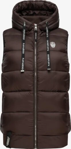 Navahoo Vestes Sans Manches Gilet Kassidy Femme Chocolat -About you cc0255d5c972faa8fcae2dc4008475a5