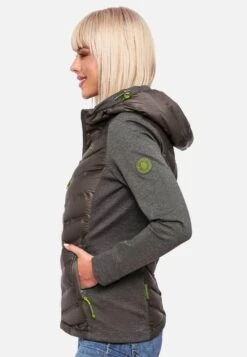 Navahoo Vestes De Mi-saison Veste Mi-saison Nimm Mich Mit Femme Chocolat / Gris Foncé -About you cc10f57e9c5556efcc9ac9d85edfdadc