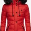 Navahoo Vestes Dhiver Veste D’hiver Zuckerbiene Femme Rouge Vif