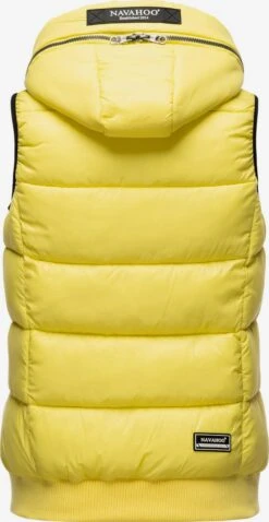 Navahoo Vestes Sans Manches Gilet Kassidy Femme Jaune -About you cf493a14c777ef7f5da9b0fe047d3ec6