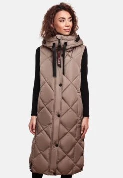 Navahoo Vestes Sans Manches Gilet Schnuckel Femme Noisette -About you d0f4a380fc2dd3d32948b3480eaffd71
