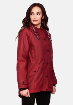 Navahoo Vestes Dhiver Veste D’hiver Lindraa Femme Rouge Foncé -About you d8c1fff405f3a4bb81bf15c3eb1c2dda
