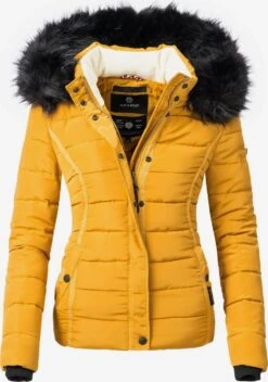 Navahoo Vestes Dhiver Veste D’hiver Miamor Femme Jaune Dor